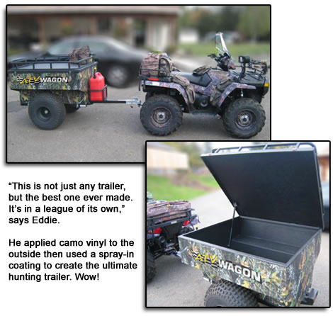 Camo Hunting trailer